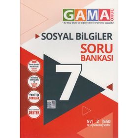7. Sınıf Sosyal Bilgiler Soru Bankası - Gama Yayınları