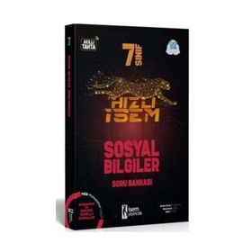 7.Sınıf Sosyal Bilgiler Soru Bankası İsem Yayınları