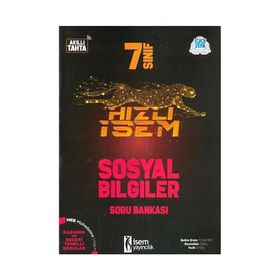 7.Sınıf Sosyal Bilgiler Soru Bankası İsem Yayınları