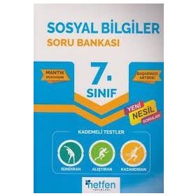 7. Sınıf Sosyal Bilgiler Soru Bankası Netfen Yayınları