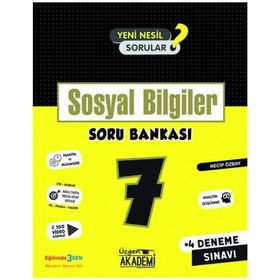 7. Sınıf Sosyal Bilgiler Soru Bankası-Üçgen Akademi Yayınları