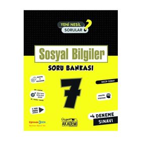 7. Sınıf Sosyal Bilgiler Soru Bankası-Üçgen Akademi Yayınları