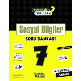 7. Sınıf Sosyal Bilgiler Soru Bankası-Üçgen Akademi Yayınları