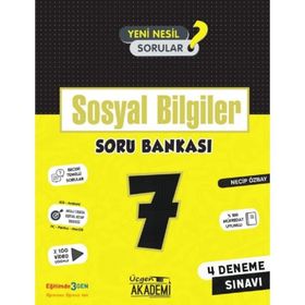 7. Sınıf Sosyal Bilgiler Soru Bankası-Üçgen Akademi Yayınları