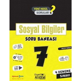 7. Sınıf Sosyal Bilgiler Soru Bankası-Üçgen Akademi Yayınları