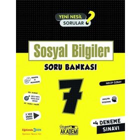 7. Sınıf Sosyal Bilgiler Soru Bankası-Üçgen Akademi Yayınları