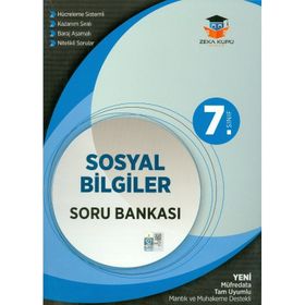 7. Sınıf Sosyal Bilgiler Soru Bankası Zeka Küpü Yayınları