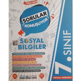 7. Sınıf Sosyal Bilgiler Sorular Konuşuyor Soru Bankası-Pruva Akademi Yayınları