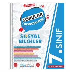 7. Sınıf Sosyal Bilgiler Sorular Konuşuyor Soru Bankası-Pruva Akademi Yayınları