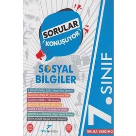 7. Sınıf Sosyal Bilgiler Sorular Konuşuyor Soru Bankası-Pruva Akademi Yayınları