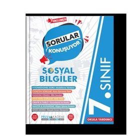 7. Sınıf Sosyal Bilgiler Sorular Konuşuyor Soru Bankası-Pruva Akademi Yayınları