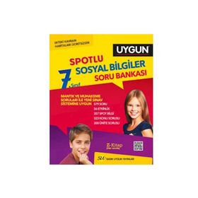 7. Sınıf Sosyal Bilgiler Spotlu Soru Bankası Sadık Uygun Yayınları