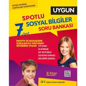 7. Sınıf Sosyal Bilgiler Spotlu Soru Bankası Sadık Uygun Yayınları