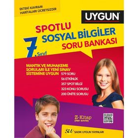 7. Sınıf Sosyal Bilgiler Spotlu Soru Bankası Sadık Uygun Yayınları