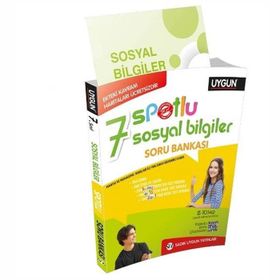 7. Sınıf Sosyal Bilgiler Spotlu Soru Bankası Sadık Uygun Yayınları