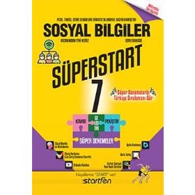 7. Sınıf Sosyal Bilgiler Süperstart Soru Bankası - Startfen Yayınları