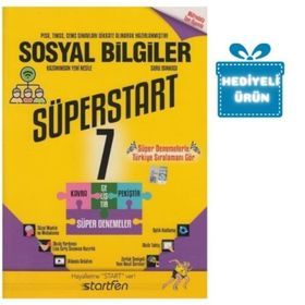 7. Sınıf Sosyal Bilgiler Süperstart Soru Bankası - Startfen Yayınları