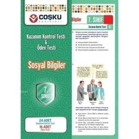 7. SINIF SOSYAL BILGILER TESTLERI 24 ADET KKT & 16 ADET ÖT - KOMISYON