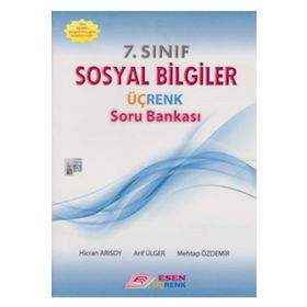 7. Sınıf Sosyal Bilgiler Üç Renk Soru Bankası Esen Yayınları
