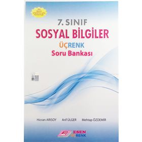 7. Sınıf Sosyal Bilgiler Üç Renk Soru Bankası Esen Yayınları