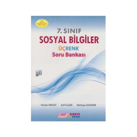 7. Sınıf Sosyal Bilgiler Üç Renk Soru Bankası Esen Yayınları
