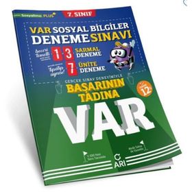 7. Sınıf Sosyal Bilgiler Var Deneme Sınavı Arı Yayınları