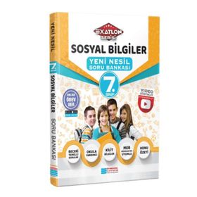 7. Sınıf Sosyal Bilgiler Video Çözümlü Soru Bankası Exatlon Serisi-Evrensel İletişim Yayınları