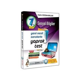 7. Sınıf Sosyal Bilgiler Yaprak Test Komisyon Çanta Yayınları