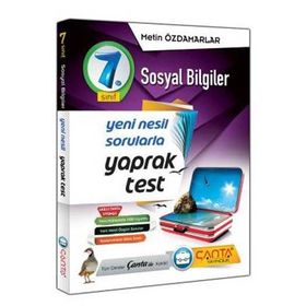 7. Sınıf Sosyal Bilgiler Yaprak Test Komisyon Çanta Yayınları