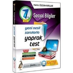 7. Sınıf Sosyal Bilgiler Yaprak Test Komisyon Çanta Yayınları