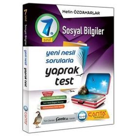 7. Sınıf Sosyal Bilgiler Yaprak Test Komisyon Çanta Yayınları