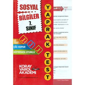 7. Sınıf Sosyal Bilgiler Yaprak Testi - kollektif