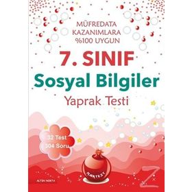 7. Sınıf Sosyal Bilgiler Yaprak Testi - kollektif