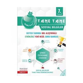 7. Sınıf Sosyal Bilgiler Yeşil Defter Tadında Tane Tane-Nartest Yayınları