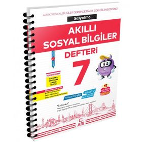 7. Sınıf Sosyalimo Akıllı Sosyal Bilgiler Defteri - Arı Yayınları