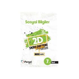 7. Sınıf Soyal Bilgiler 2D Ders Defteri Kollektif Pergel Yayınları