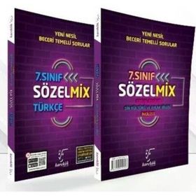 7. Sınıf Sözelmix Türkçe Din Kültürü ve Ahlak Bilgisi İngilizce Soru Bankası-Karekök Yayınları
