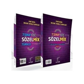 7. Sınıf Sözelmix Türkçe Din Kültürü ve Ahlak Bilgisi İngilizce Soru Bankası-Karekök Yayınları