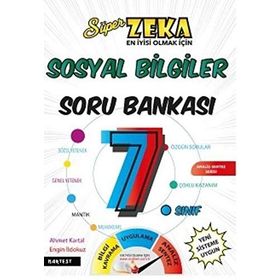 7. Sınıf Süper Zeka Sosyal Bilgiler Soru Bankası Fen Liselerine Hazırlık