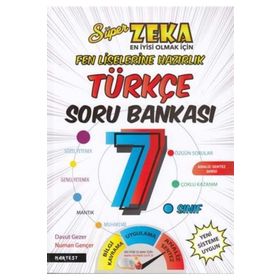 7. Sınıf Süper Zeka Türkçe Soru Bankası Fen Liselerine Hazırlık