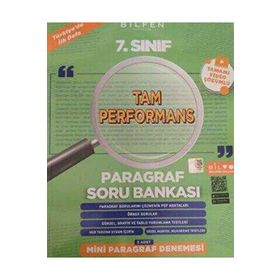 7. Sınıf Tam Performans Paragraf Soru Bankası Bilfen Yayınları