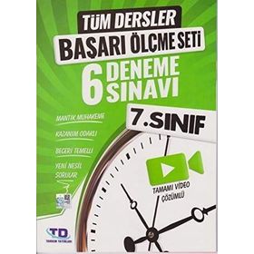 7. Sınıf Tüm Dersler Başarı Ölçme Seti 6 Deneme Sınavı Kollektif Tandem Yayınları