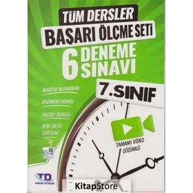 7. Sınıf Tüm Dersler Başarı Ölçme Seti 6 Deneme Sınavı Kollektif Tandem Yayınları