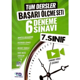 7. Sınıf Tüm Dersler Başarı Ölçme Seti 6 Deneme Sınavı Kollektif Tandem Yayınları