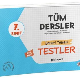 7. Sınıf Tüm Dersler Beceri Temelli Testler - Editör Yayınları