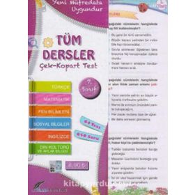 7. Sınıf Tüm Dersler Çek Kopart Yaprak Test Kollektif Bilgili Yayınları