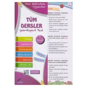 7. Sınıf Tüm Dersler Çek Kopart Yaprak Test Kollektif Bilgili Yayınları