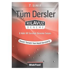 7. Sınıf Tüm Dersler Kılavuz Deneme-Bloktest Yayınları