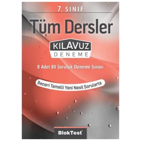 7. Sınıf Tüm Dersler Kılavuz Deneme-Bloktest Yayınları