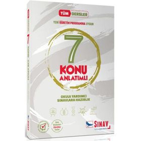 7. Sınıf Tüm Dersler Konu Anlatımlı Sınav Yayınları